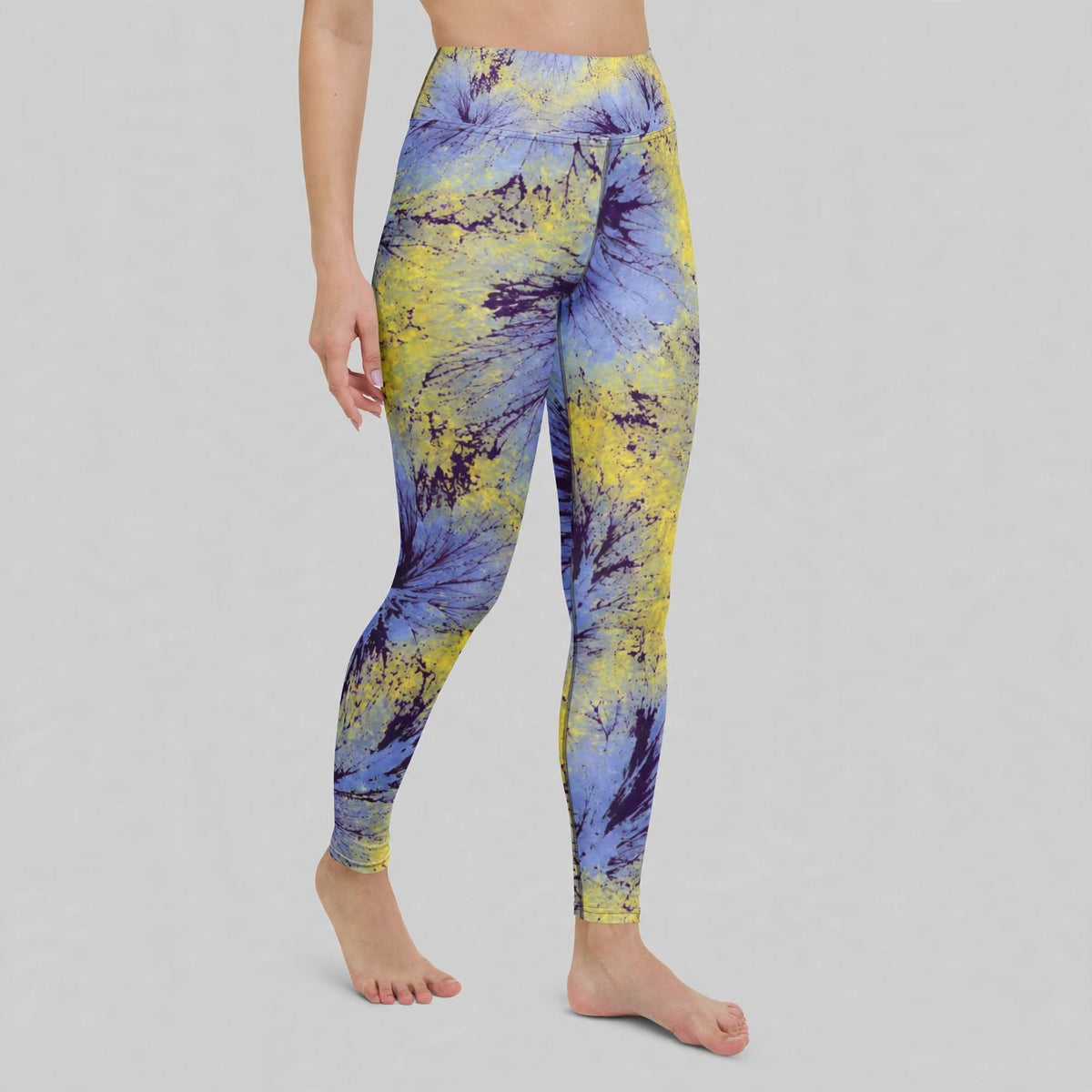 Deltini Blue Purple Wing Viola Leggings