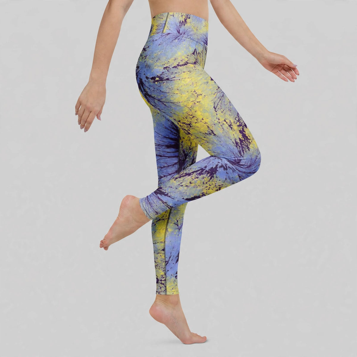 Deltini Blue Purple Wing Viola Leggings