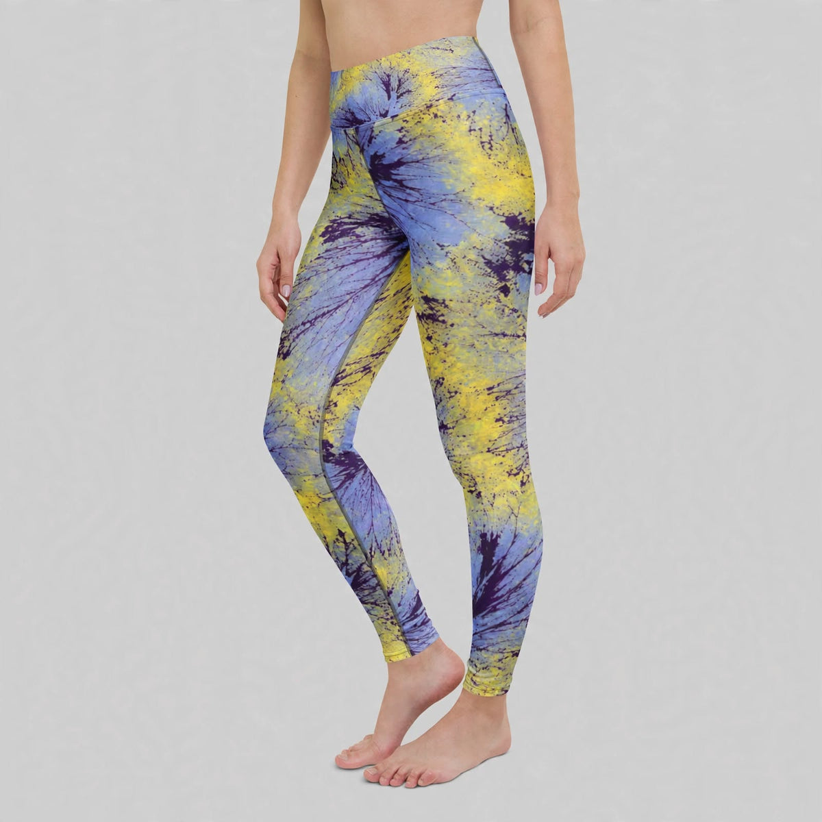 Deltini Blue Purple Wing Viola Leggings