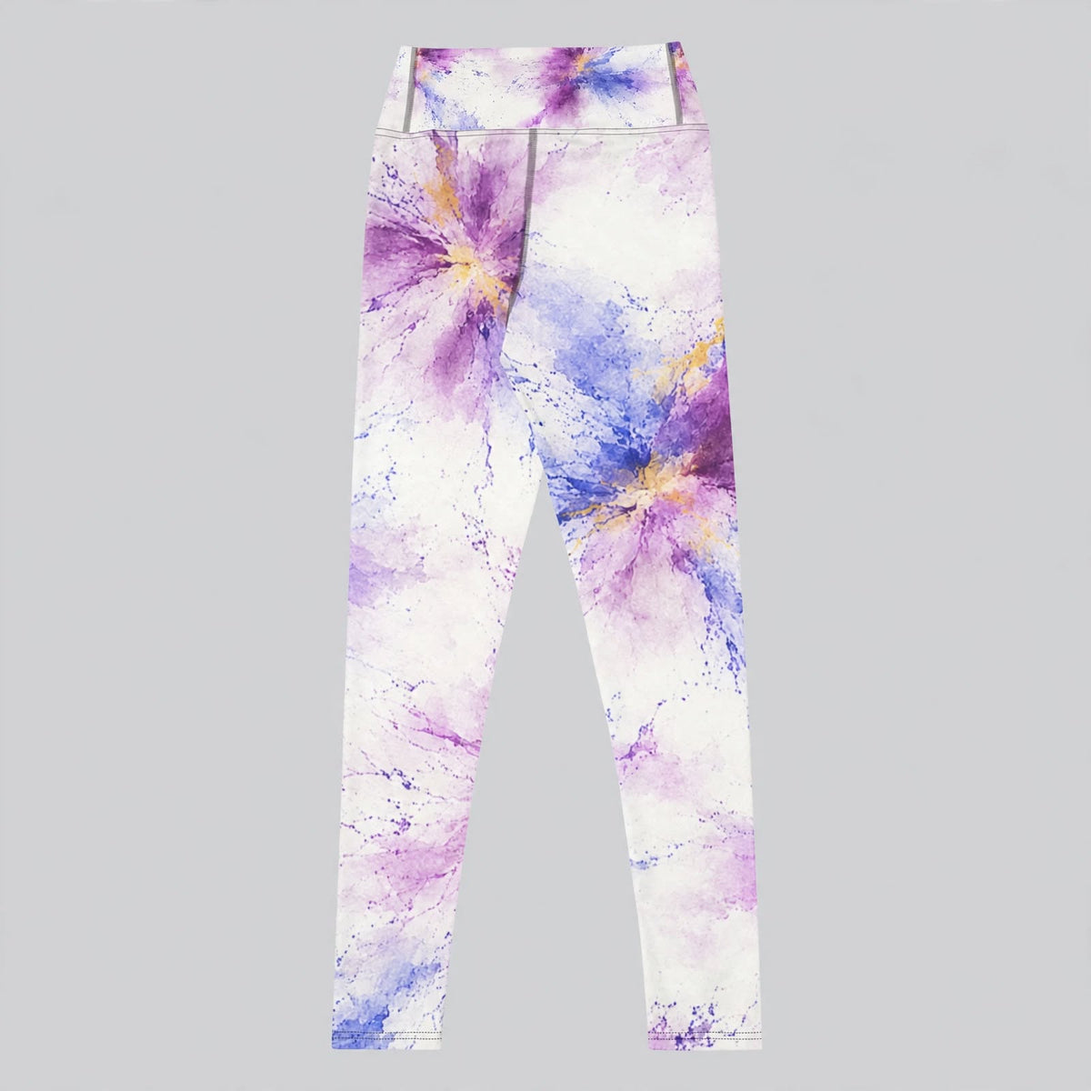 Leggings in the Sorbet Pink Halo print, studio product shot against a grey backdrop.