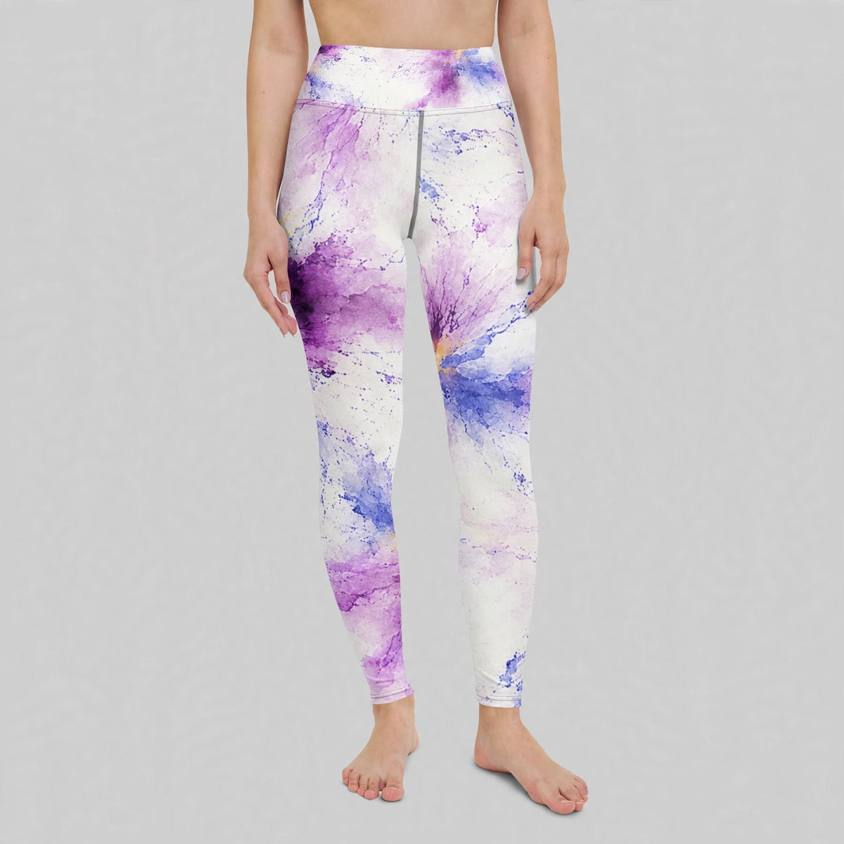 Leggings in the Sorbet Pink Halo print, studio product shot (view 5).